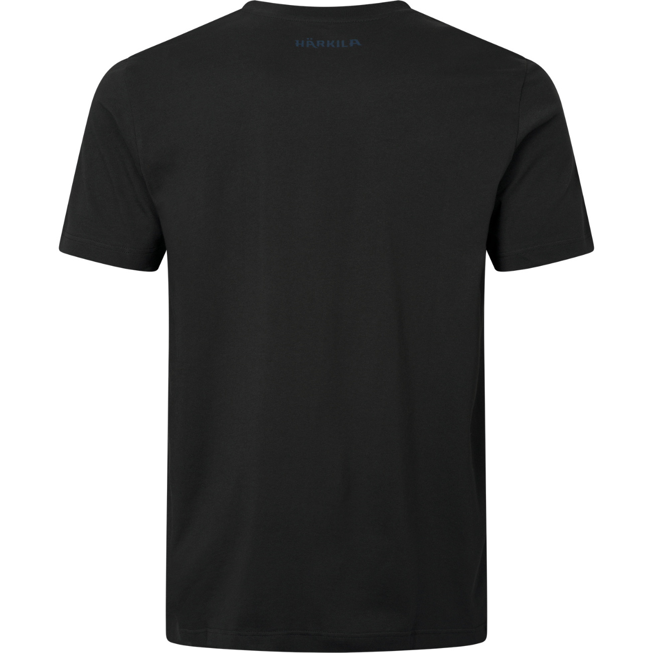 2026 Harkila Heren Logo Band Korte Mouw T-Shirt 102951056001 - Anthracite / Sea Blue